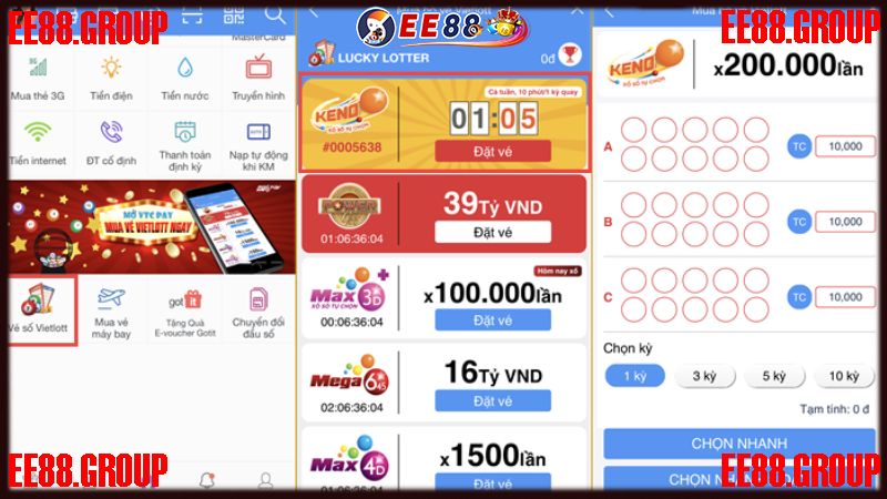 Keno GPI - Xổ số Online EE88